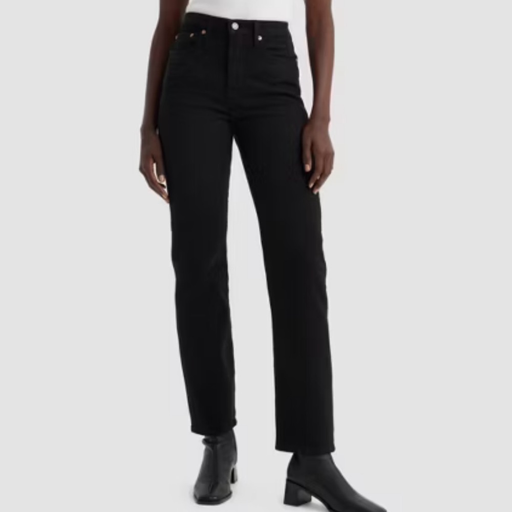 Levi’s women’s high rise straight crop jean